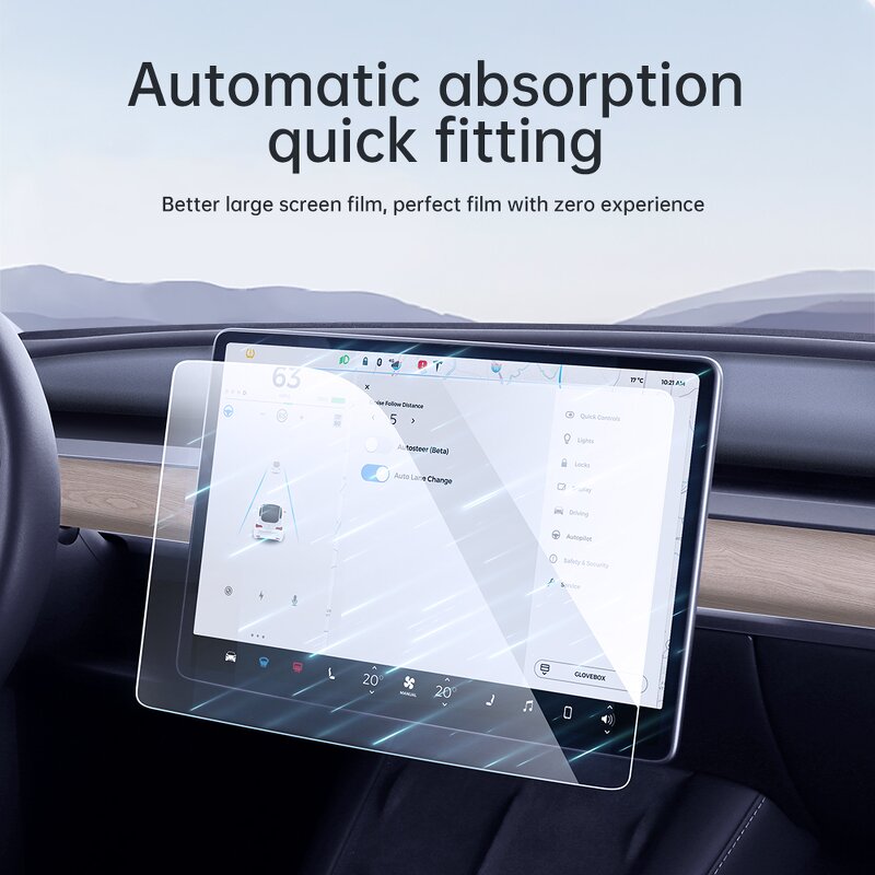 Screen Protector Manufacturer - Tempered Glass for Tesla Model 3 Y Centre Control HD