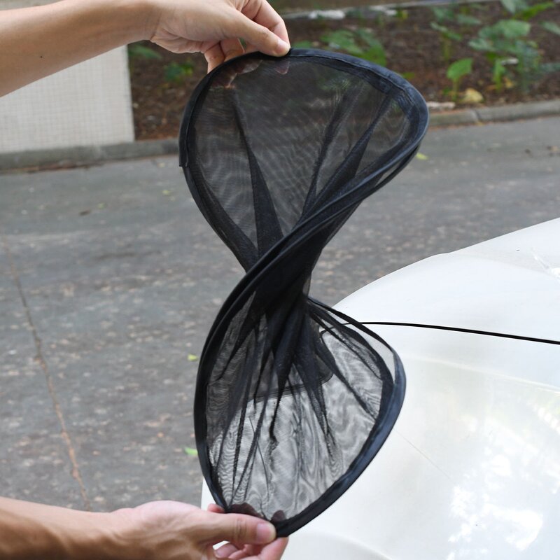 Car Sunshade Manufacturer - Side Shields Black Mesh Interior Sunscreen Cooling