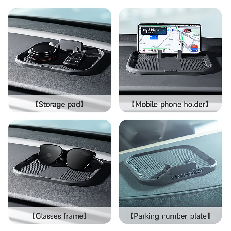 Anti-Slip Mat Manufacturer - Car Dashboard Multi-Functional Heat-Resistant Phone Holder