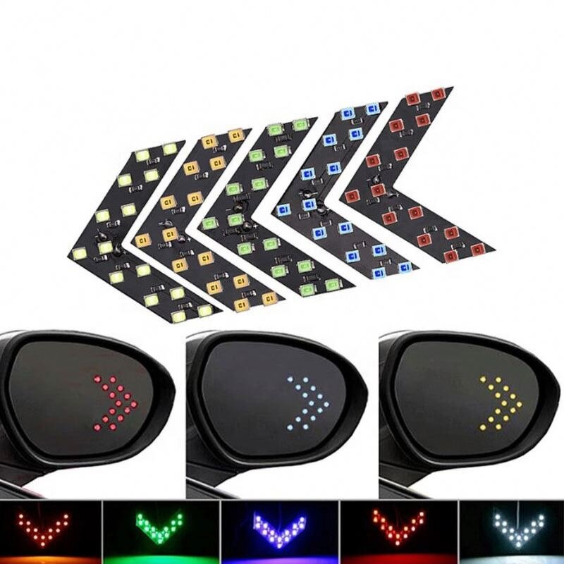 Mirror Indicator Light Manufacturer - LED Arrow Panel Car Rearview Mirror Universal