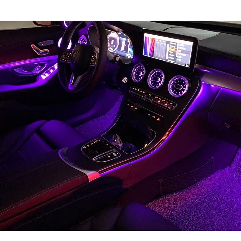 Ambient Light Set Manufacturer - 64 Color Full for Mercedes W205 GLC Tweeter