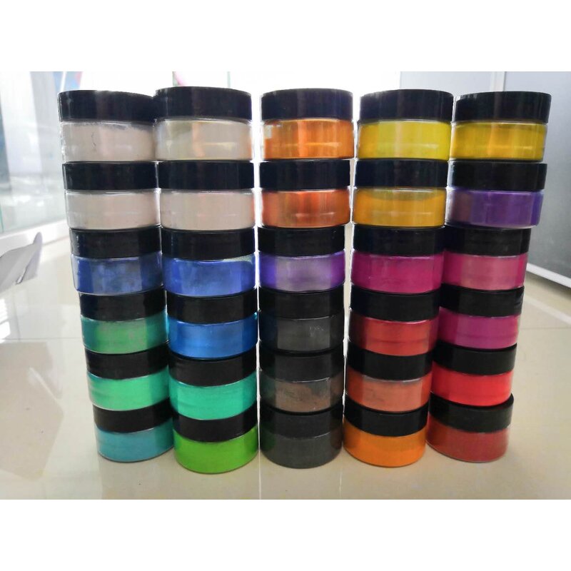 Mica Powder Manufacturer - CNMI 56 Color 10g Pearl for Nail Gel Organic