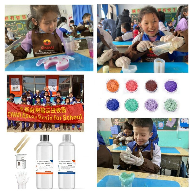 Mica Powder Manufacturer - CNMI 16 Color Non-Toxic for Epoxy Slime Coloring