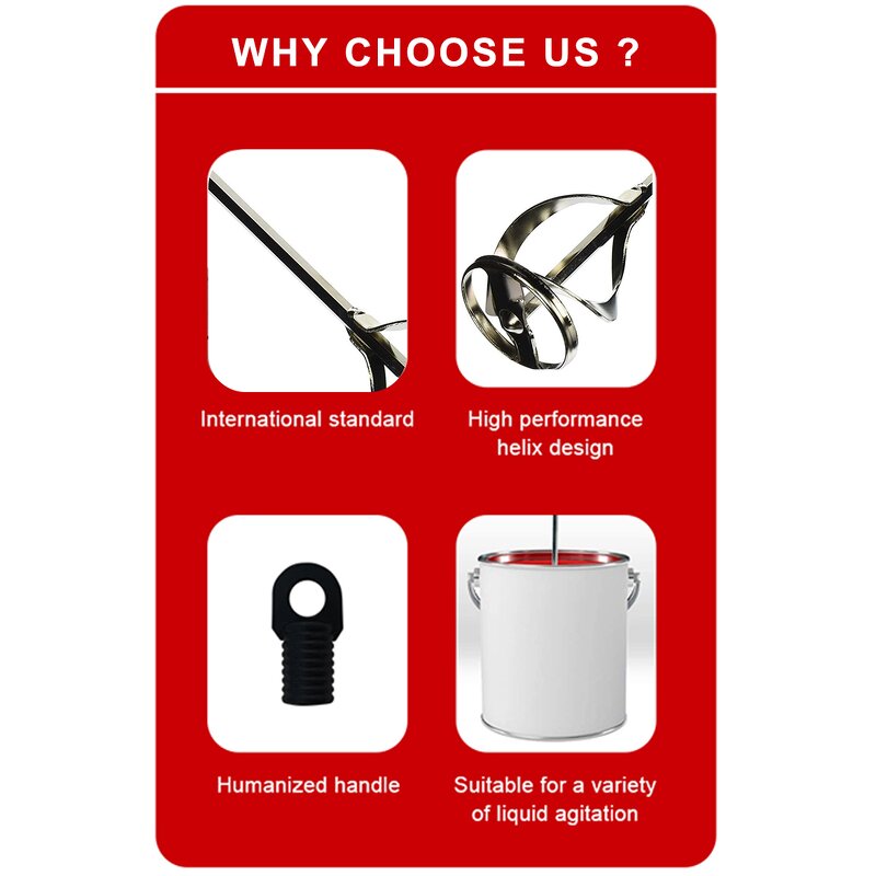 Epoxy Mixer Manufacturer - CNMI DIY Drill Attachment Mud Mixer OEM ODM