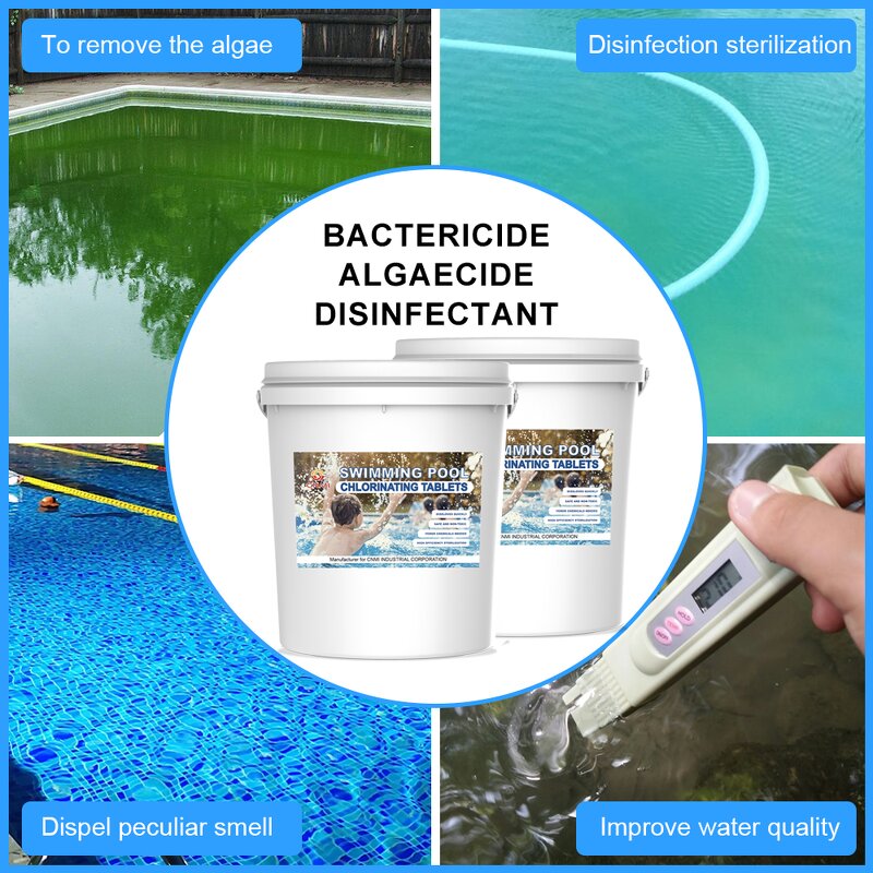 Chlorine Tablets Manufacturer - CNMI Factory Customized Slow Dissolving Pool