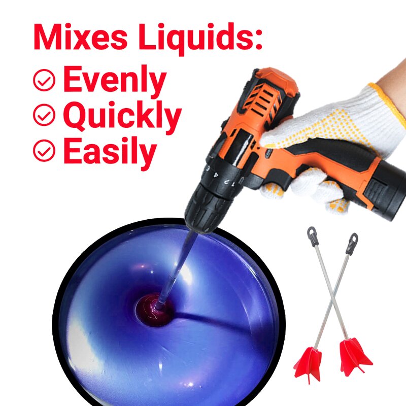 Epoxy Mixer Manufacturer - CNMI Hex Head Shaft Paint Resin Drill Stirrer