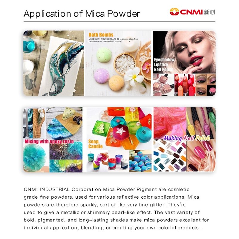 Mica Powder Manufacturer - CNMI Industrial Titanium Cosmetic Grade 100% Purity