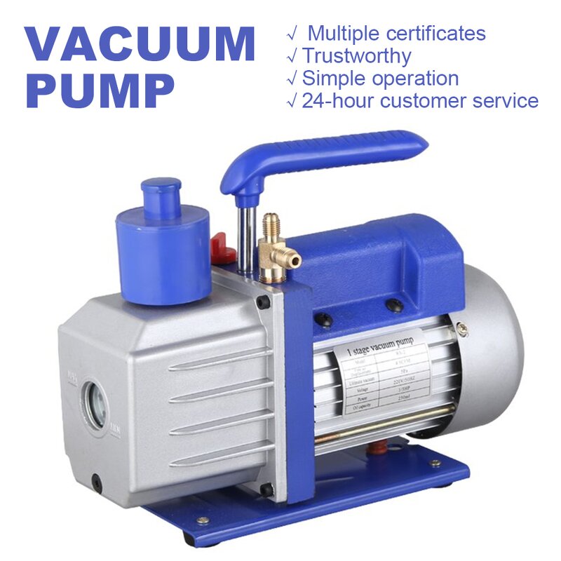 CNMI High Pumping Rate Low Pressure Oil Cooled Electric Vacuum Pump 10m/h Low Noise Energy Saving OEM for Machining 220V 1 Year