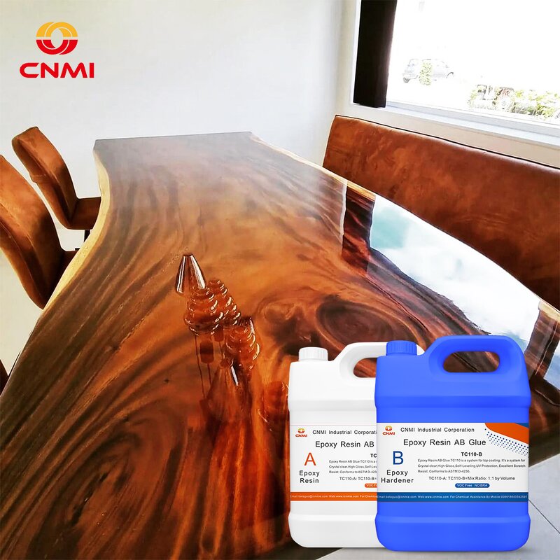 Epoxy Resin AB Glue Manufacturer - CNMI 1kg Clear for Bar Tabletop Counter Top