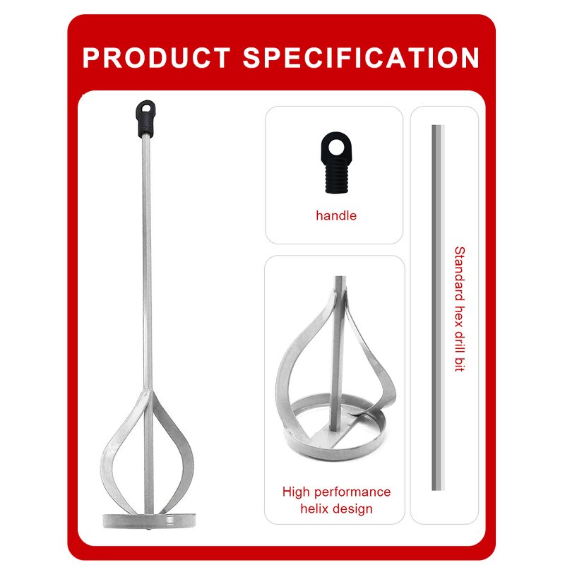 Epoxy Mixer Manufacturer - CNMI DIY Drill Attachment Mud Mixer OEM ODM