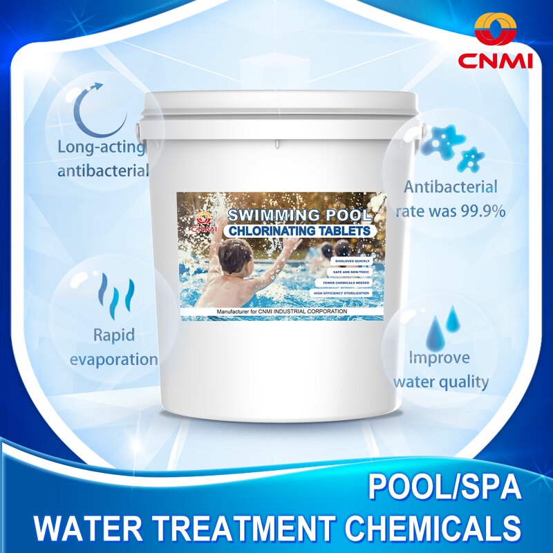 Chlorine Tablets Manufacturer - CNMI Factory Customized Slow Dissolving Pool