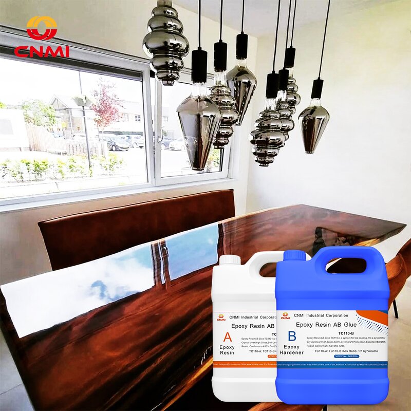 Epoxy Resin AB Glue Manufacturer - CNMI 1kg Clear for Bar Tabletop Counter Top
