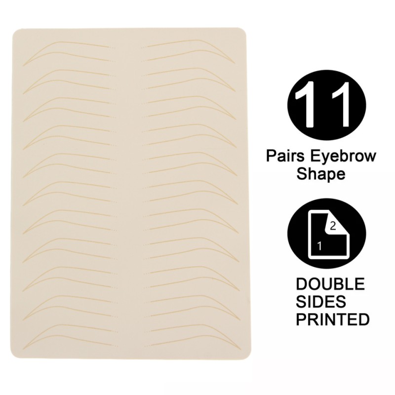 Eyebrow Practice Skin Supplier - OEM Double Side Artificial Skin for Beginner