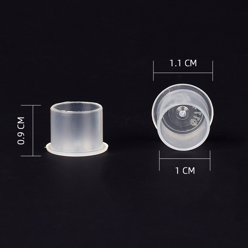 Tattoo Ink Caps Manufacturer - OEM 100pcs/bag Disposable Pigment Ink Cups
