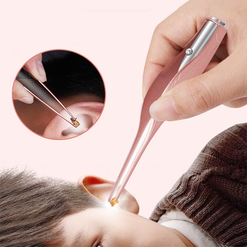 LED Earpick Supplier - OEM Flashlight Earwax Remover Curette Spoon Tool