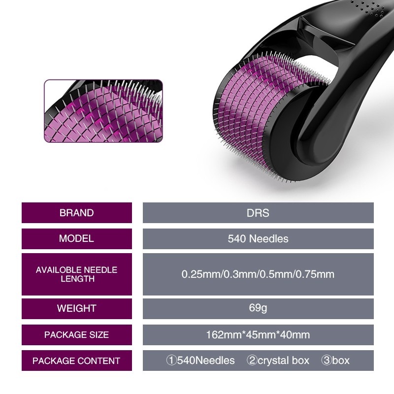 Derma Roller Supplier - OEM Microneedle Roller Beard Growth Hair Tool