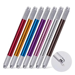 Dual Head Pen Manufacturer - OEM Portable Dual Purpose Eyebrow Pencil