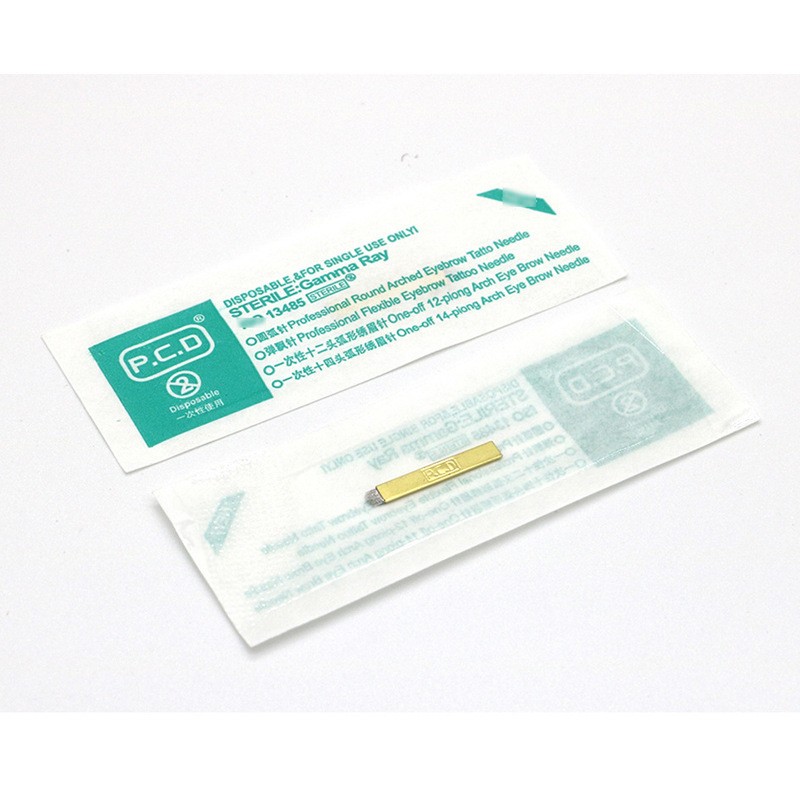 Microblading Needles Manufacturer - OEM Gold Silver Permanent Makeup Needle Blade