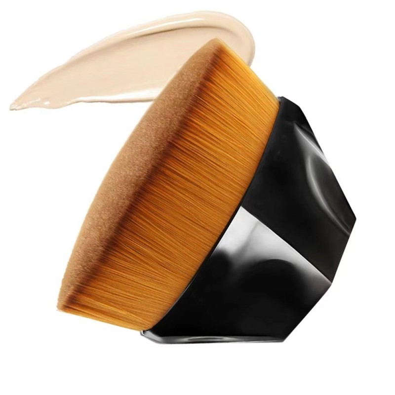 Makeup Brush Manufacturer - OEM Single Flat Kabuki Foundation Makeup Brush