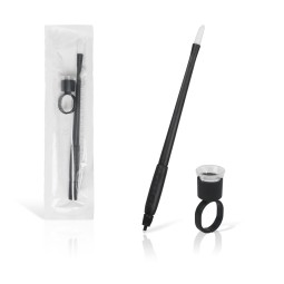 Microblading Hand Tools Manufacturer - OEM Plastic Black Disposable 12-18pin Pen