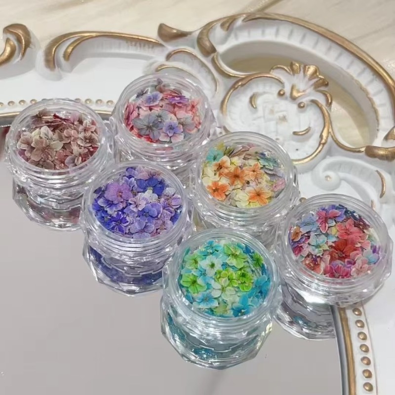 Nail Art Materials Manufacturer - OEM Floral Patterns Dried Floral Embroidery