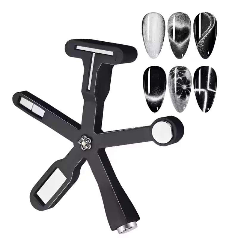 Nail Art Magnet Factory - OEM 6-in-1 Pentagonal Cat's Eye Lace Tool