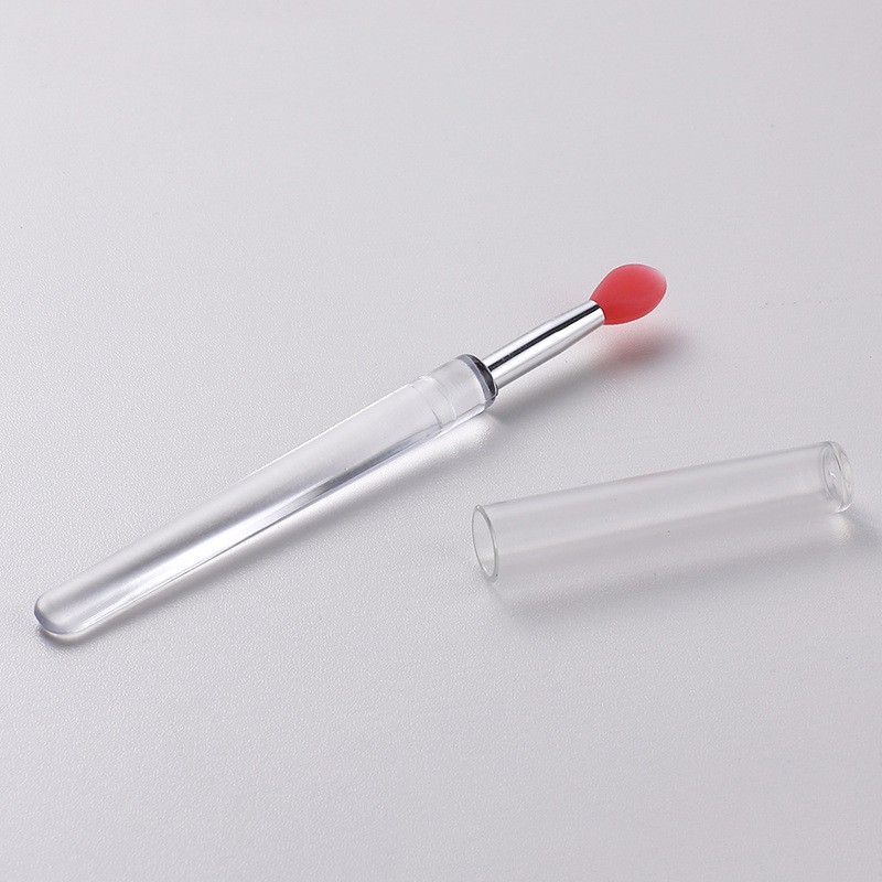 Silicone Lip Brush Factory - OEM Reusable Salon Nail Tools Portable Brush