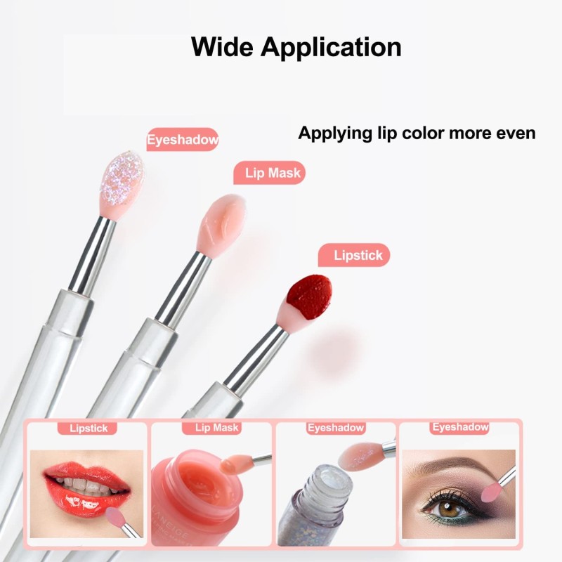 Silicone Brush Manufacturer - OEM Colorful Makeup Applicator Flat Soft Brush