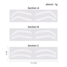Adjustable Eyebrow Stencil Factory - OEM Brow Shapes Microblade Makeup Accessories