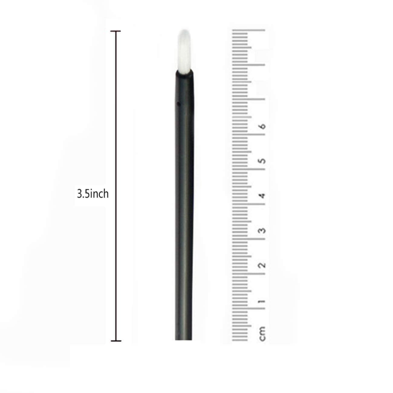 Disposable Lip Brushes Supplier - OEM 50pcs/bag Hollow Handle Lip Eye Brush