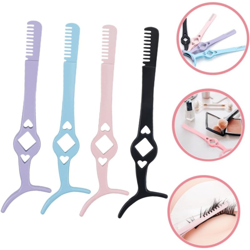 Eyelash Tweezers Supplier - OEM Stainless Steel Applicator Comb Beauty Tools