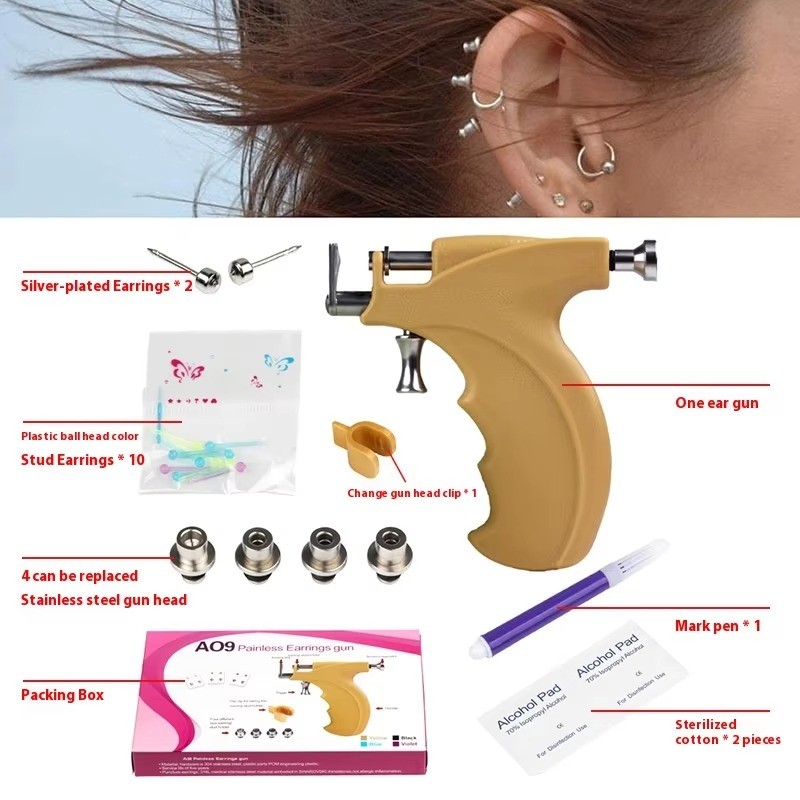 Ear Piercing Tool Supplier - OEM Stainless Steel Reusable Screw Gun Instrument