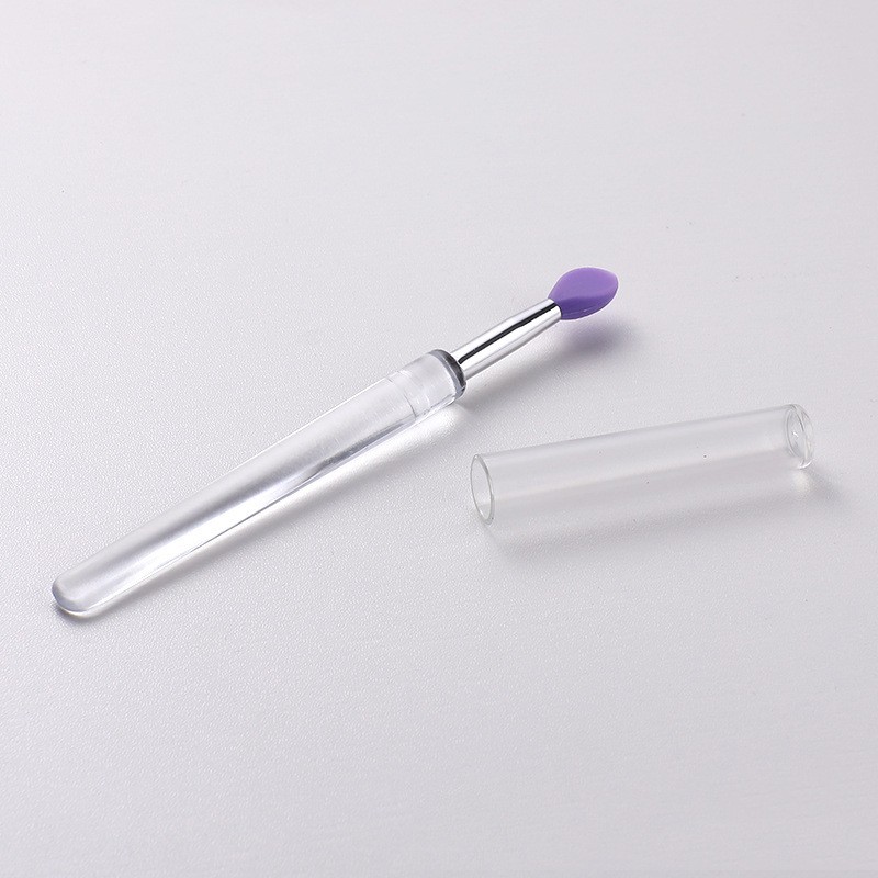 Silicone Lip Brush Factory - OEM Reusable Salon Nail Tools Portable Brush