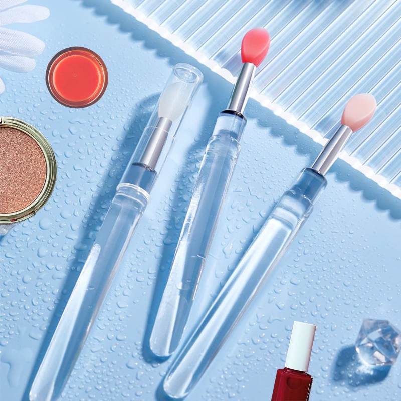 Silicone Brush Manufacturer - OEM Colorful Makeup Applicator Flat Soft Brush