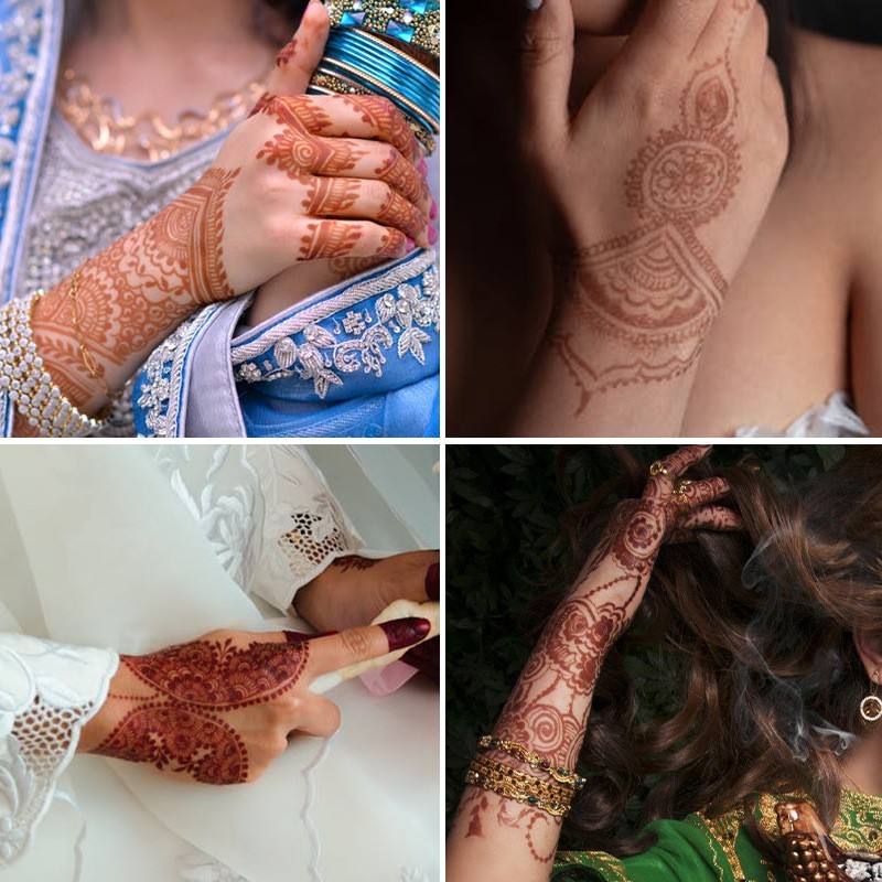 Henna Tatouage Sticker Supplier - OEM Custom Water Transfer Body Art Makeup