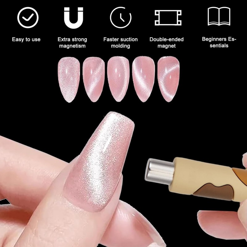 Cat Eye Magnet Factory - OEM Claw Handle Cylindrical 3D Gel Magnet Tool