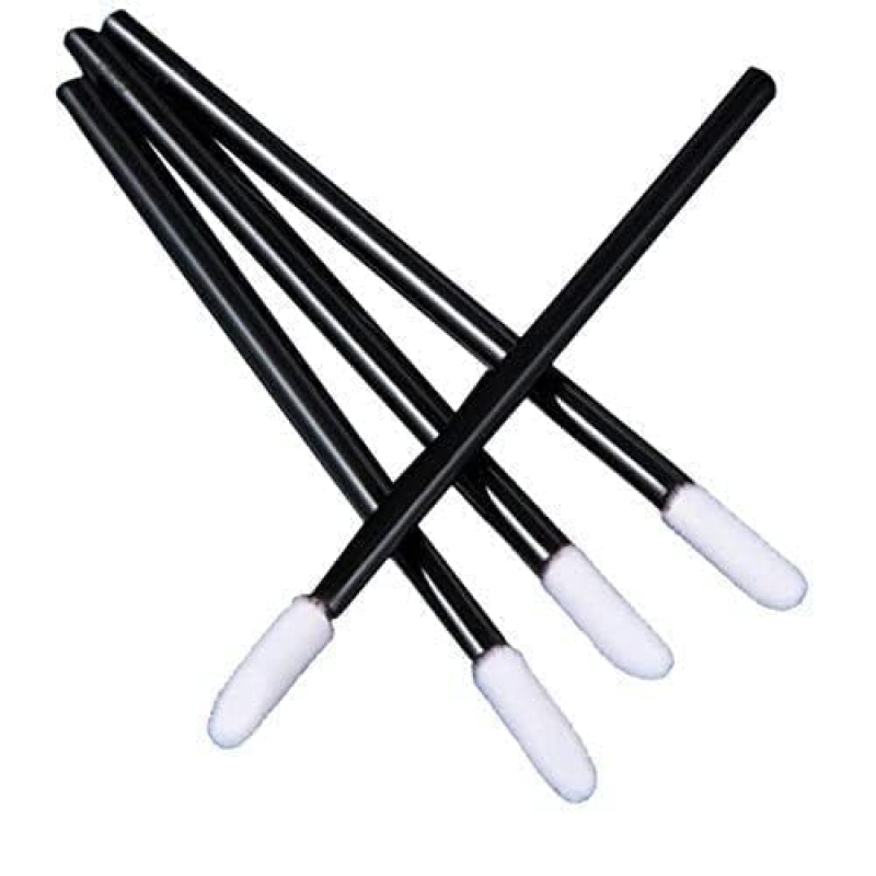 Disposable Lip Brushes Supplier - OEM 50pcs/bag Hollow Handle Lip Eye Brush