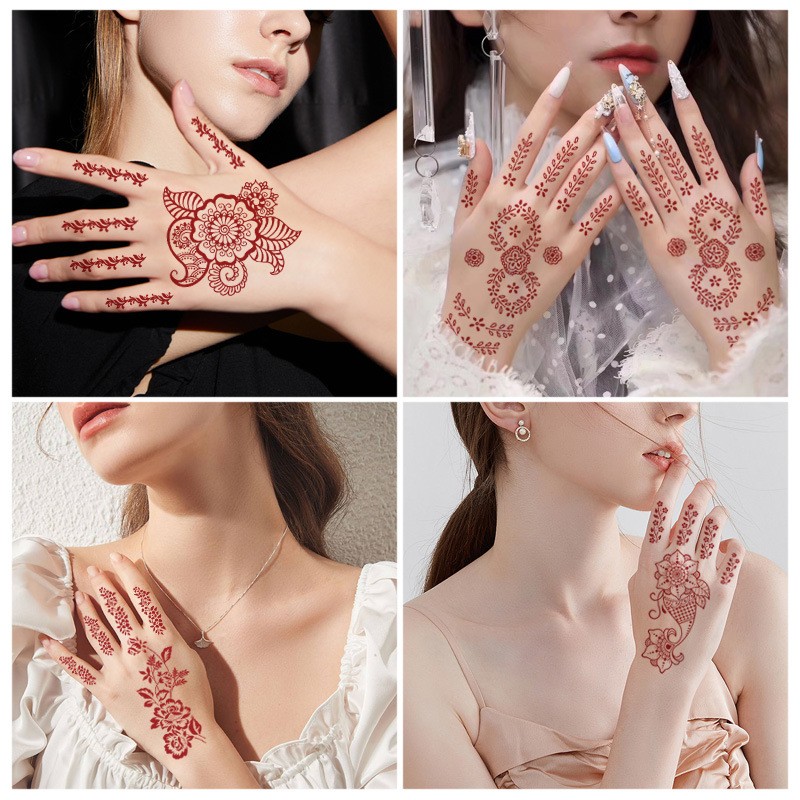 Indian Style Tattoo Supplier - OEM Lace Pattern Mandala Temporary Henna Tattoo