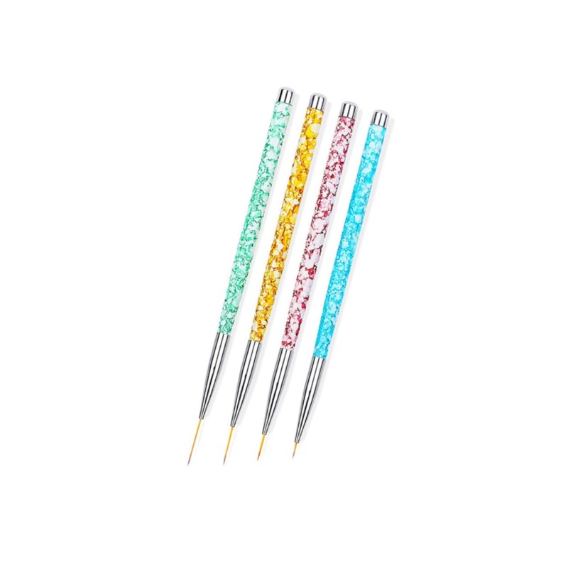 Nail Art Brushes Factory - OEM 4Pcs/Set Liner Gradient UV Gel Pen