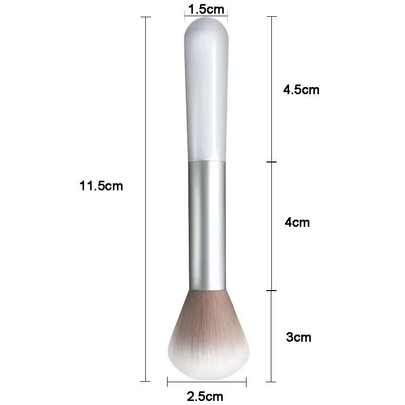 Single Makeup Brush Manufacturer - OEM Soft Vegetarian Hair Foundation Brush