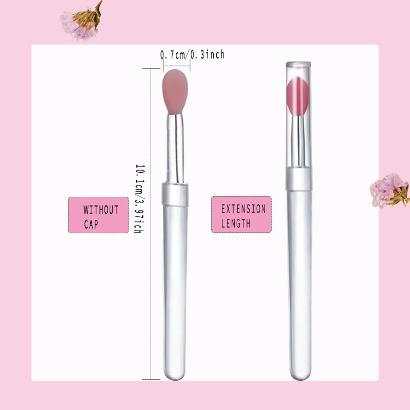 Lip Balm Applicator Supplier - OEM Silicone Lipstick Brush Makeup Tool