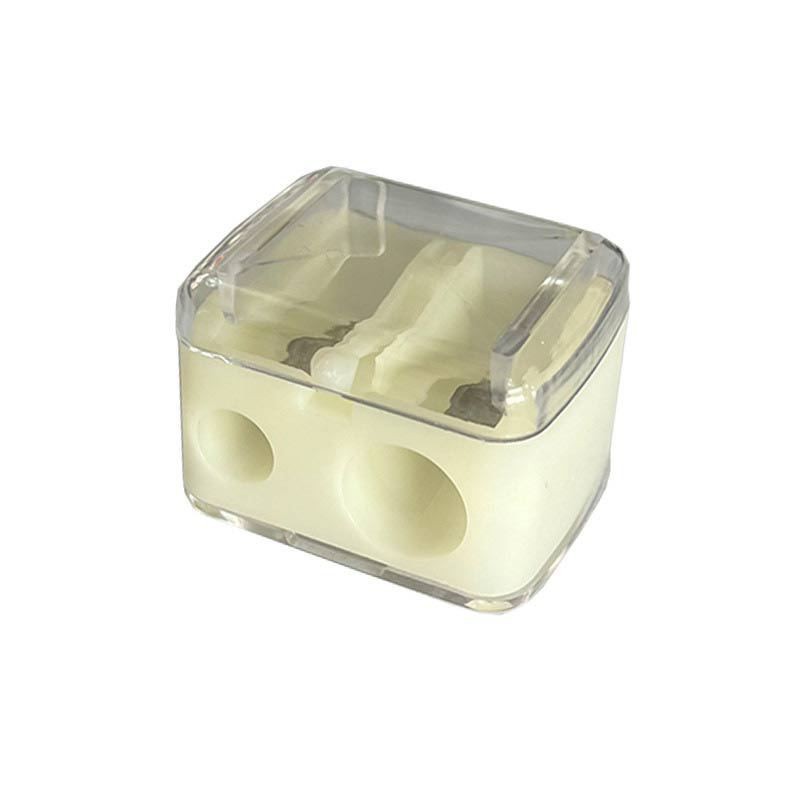 Eyebrow Pencil Sharpener Supplier - OEM Double Hole Eye Shadow Lipliner Sharpener