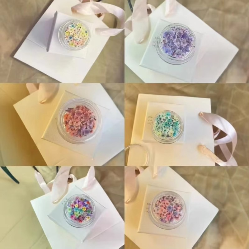 Nail Art Materials Manufacturer - OEM Floral Patterns Dried Floral Embroidery