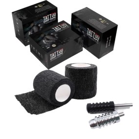 Customized Tattoo Tape Factory - OEM Elastic Sports Cover Bandage Grip Wrap