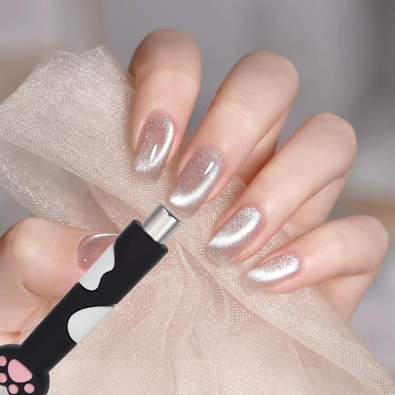 Manicure Magnet Tools Manufacturer - OEM Cute Cat Claw Handle 3D Magnet