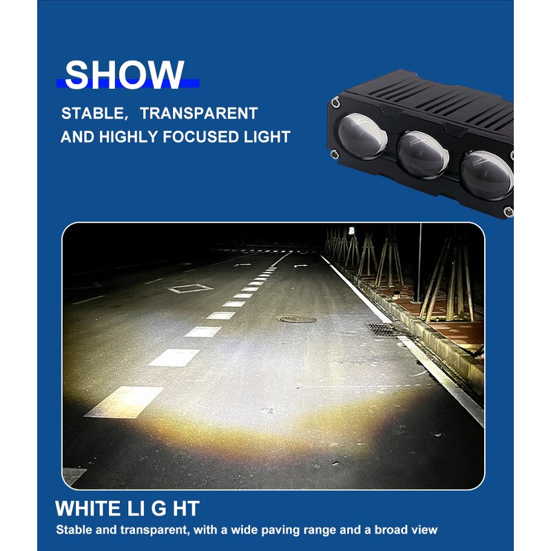 Grille Lights Manufacturer - 60W High Power LED Car Spotlights Fog Work External Auxiliary for SUV Truck Motorcycle