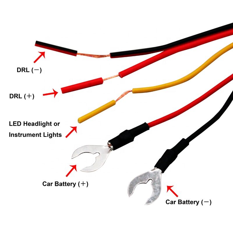 DRL Controller Manufacturer - Auto Car LED Daytime Running Light Relay Harness Dimmer On/Off 12-18V Mini Smart
