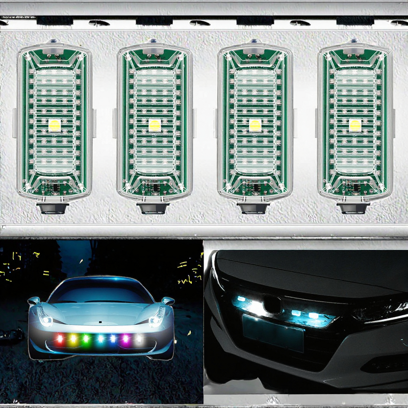 Strobe Light Manufacturer - 12V Wireless Remote Control LED Position Indicator Warning for Cars Motorcycles