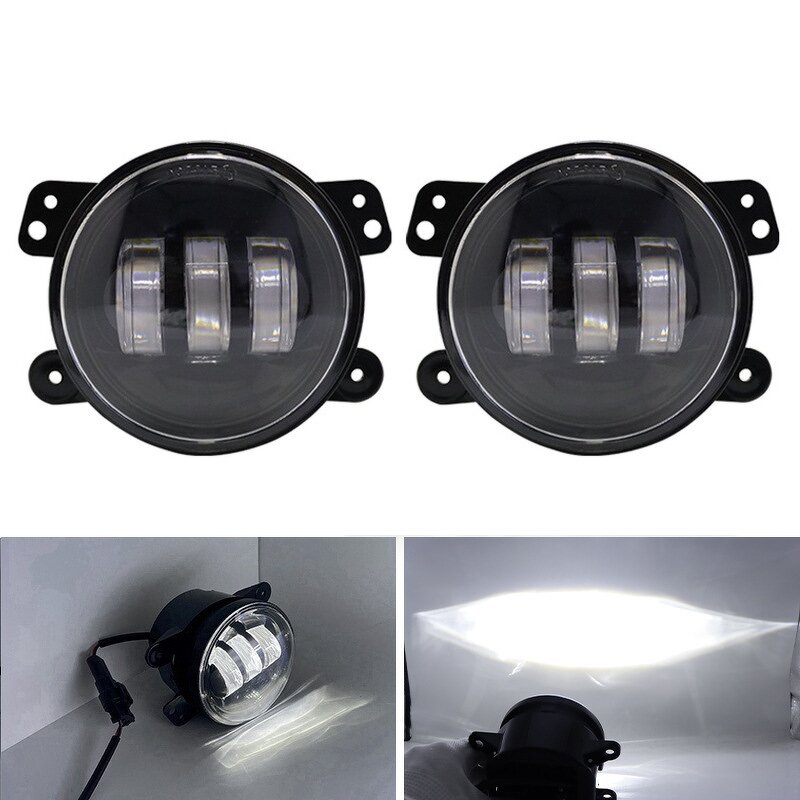 Fog Lamp Manufacturer - 4Inch 60W Car LED Aperture Conversion for JEEP Wrangler Harley Motorbike
