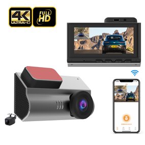 Dashboard Camera Manufacturer - 3.0" Dual Lens 4K Front & Rear with GPS and Wifi